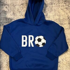 Blue Soccer Hoodie for Kids